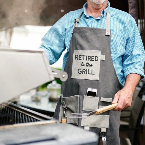 Retired To The Grill Apron
