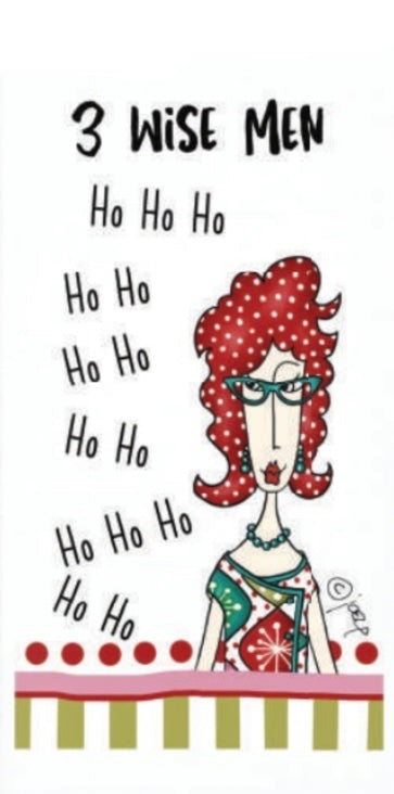 Christmas Flour Sack Tea Towel