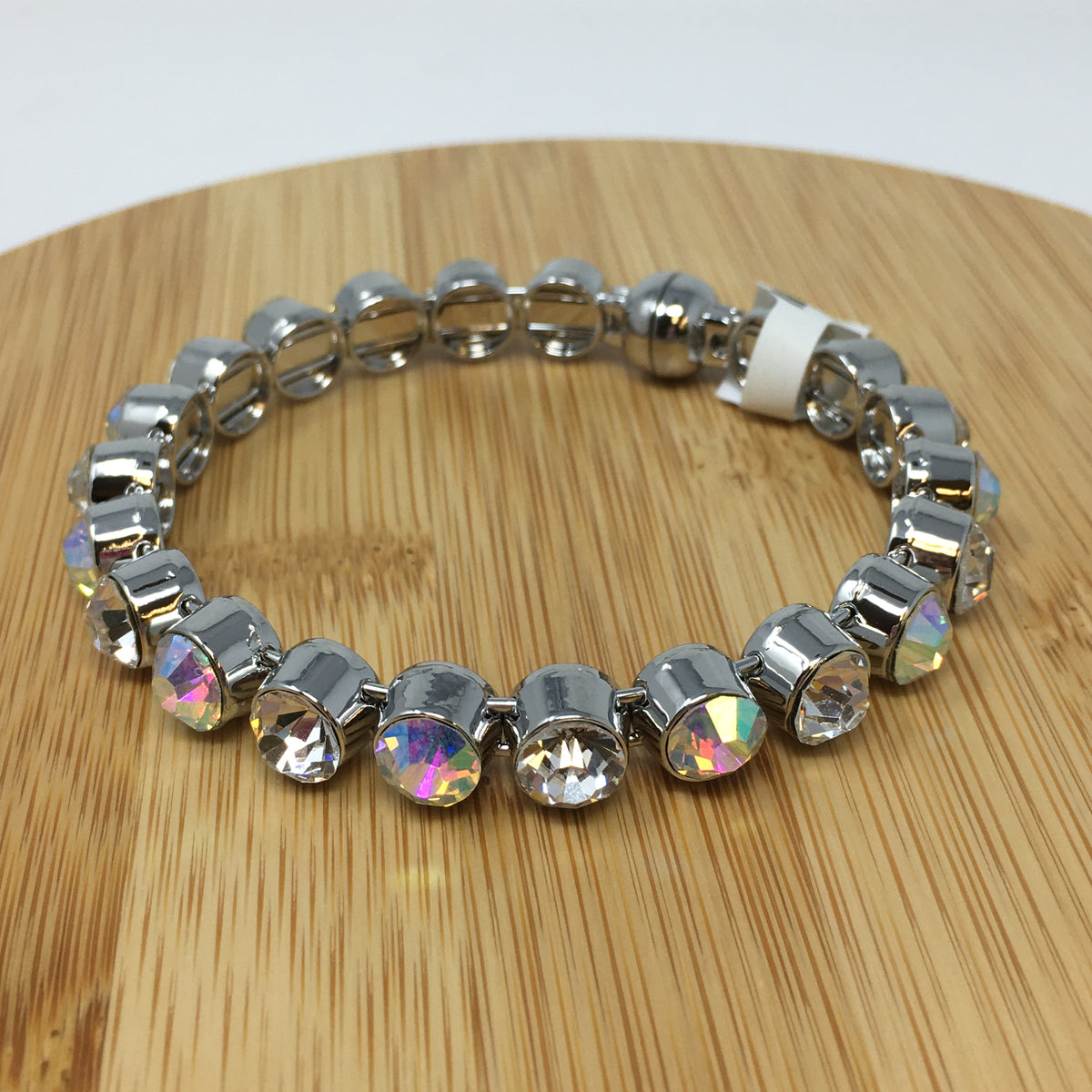 Magnetic Closure Rhinestone Bracelet