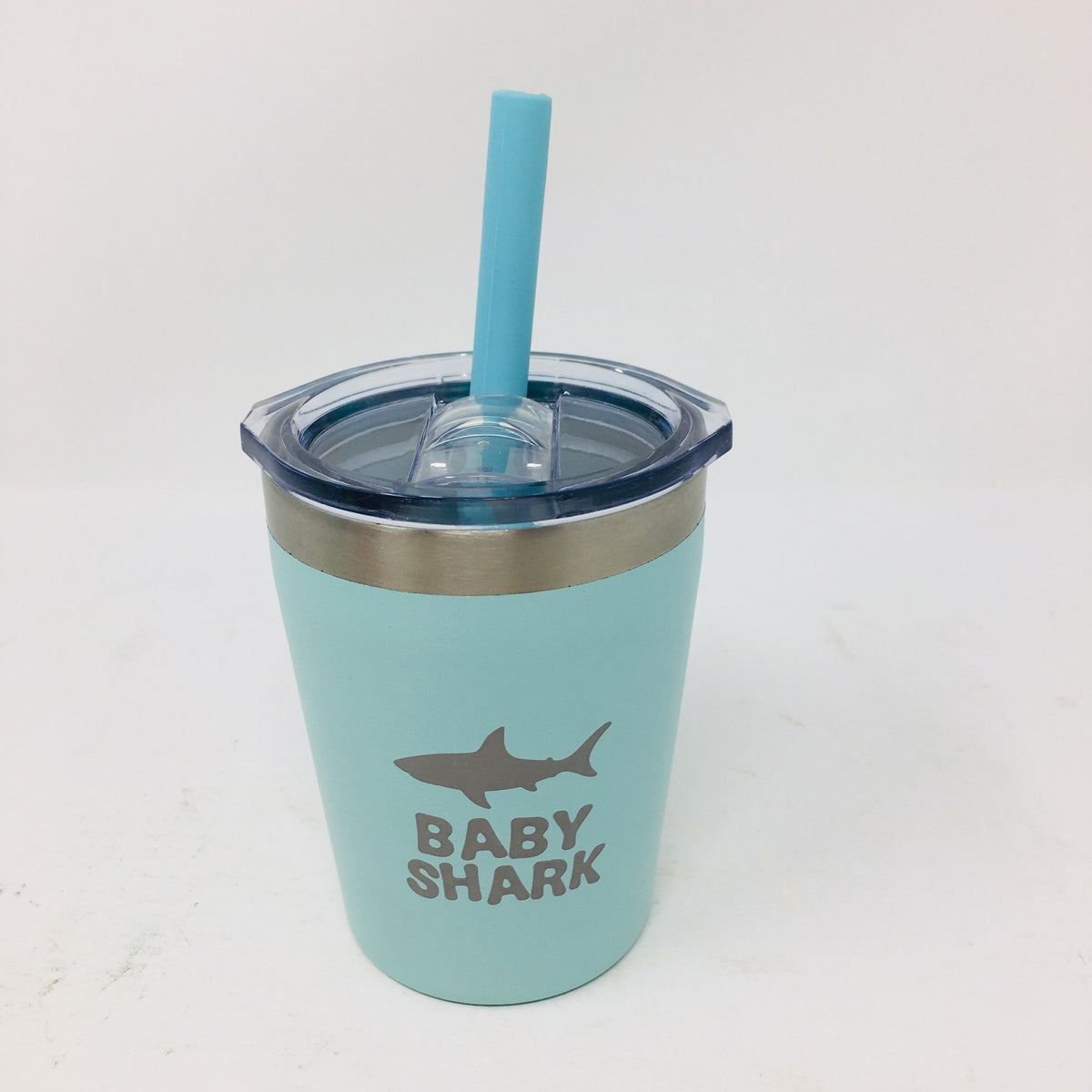 9 oz Child Stainless Tumbler w/ Straw