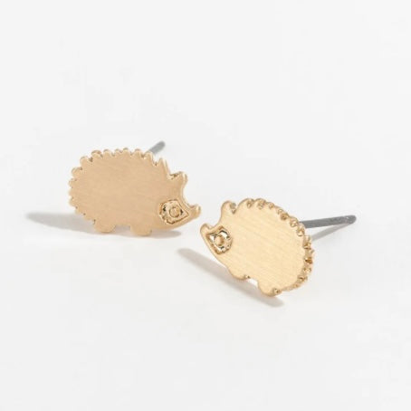 Hedgehog Stud Buds Earrings