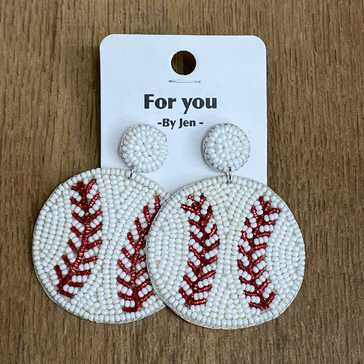 Sport Beaded Fashion Earrings