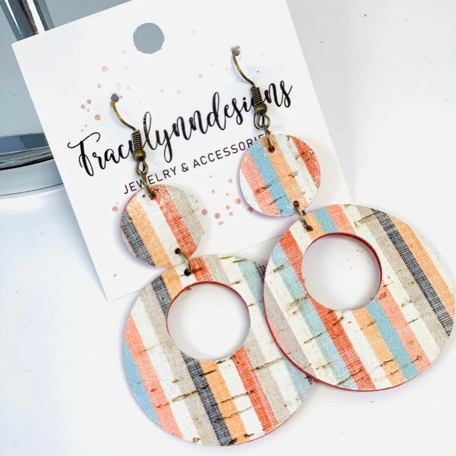 Beach Babes Stripe Earrings