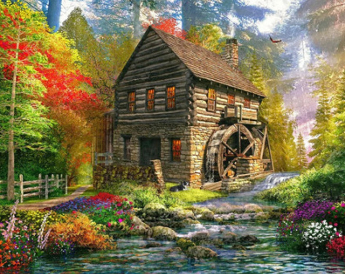 Springbok Mill Cottage 1000 pc Puzzle