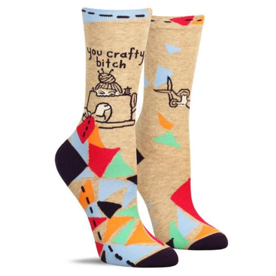 You Crafty Bitch Women&#39;s Socks