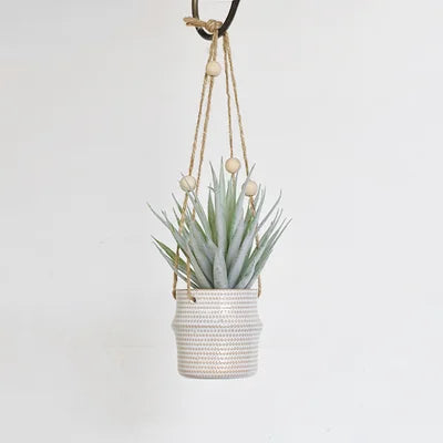 3.35&quot; White Dot Planter