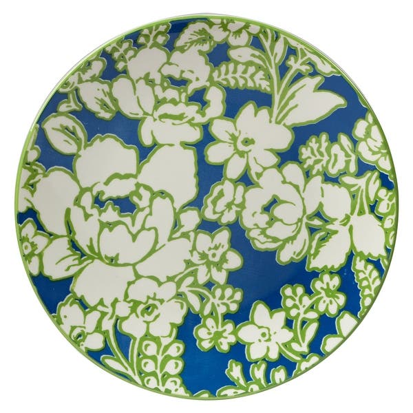 Damask Floral Salad/Dessert Plate