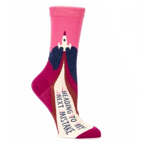 Heading To My Next Mistake Women&#39;s Socks
