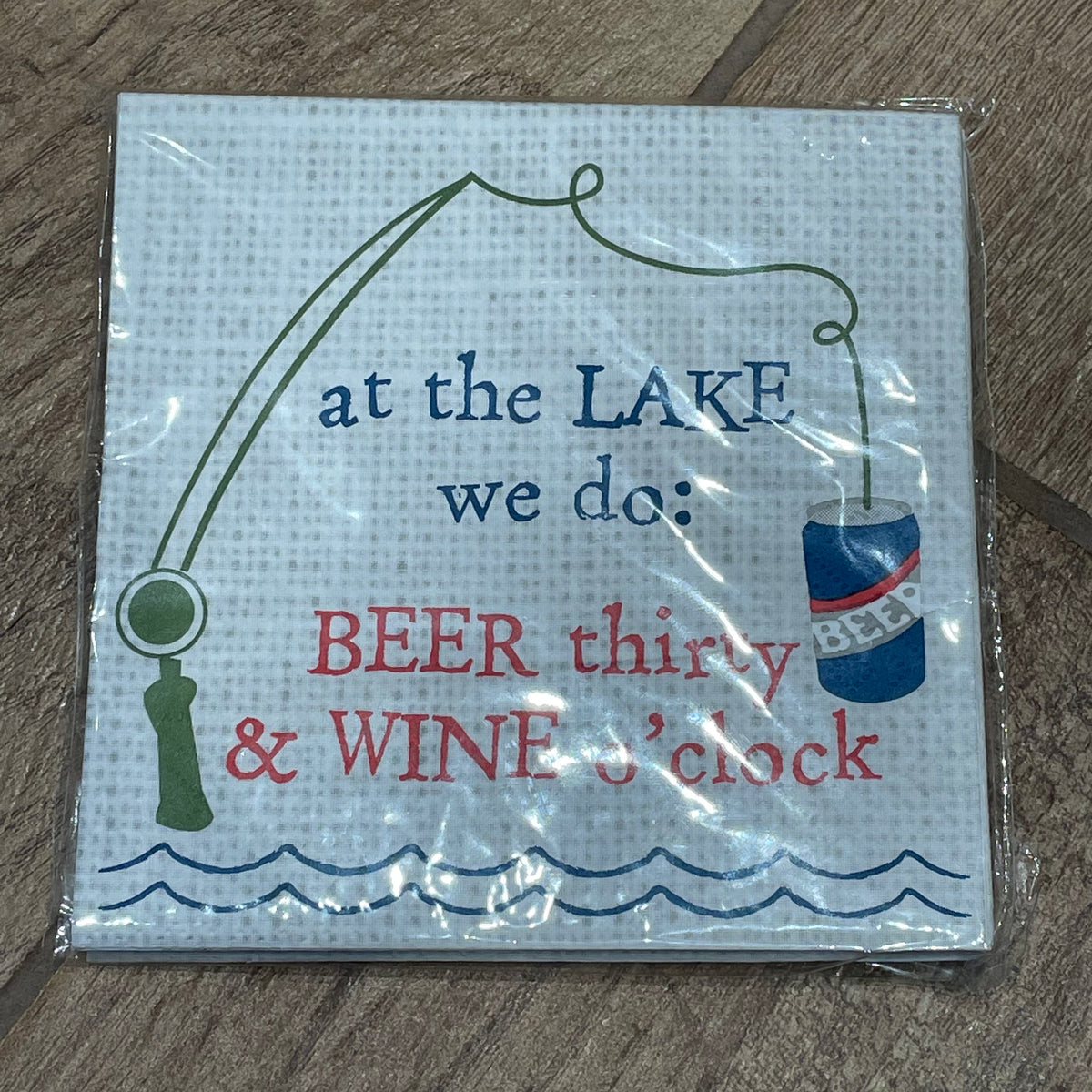 Lake Paper Cocktail Napkins