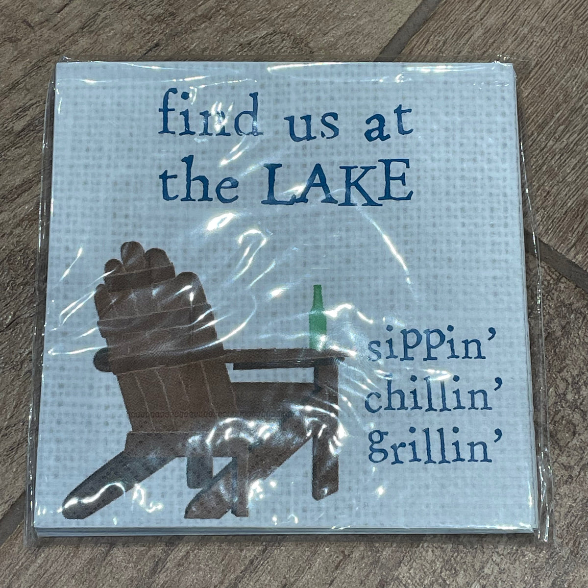 Lake Paper Cocktail Napkins