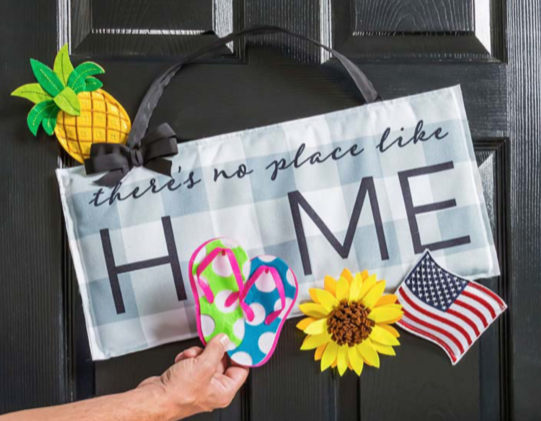 Interchangeable Icon Door Decor