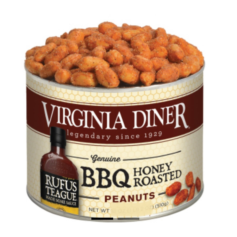 Virginia Diner BBQ Honey Roasted Peanuts 9oz