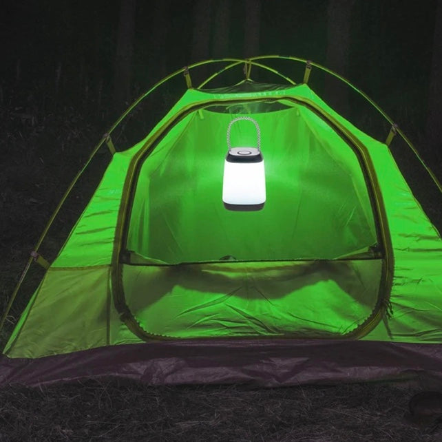 LitezAll Square Mini Lantern with Rope handle