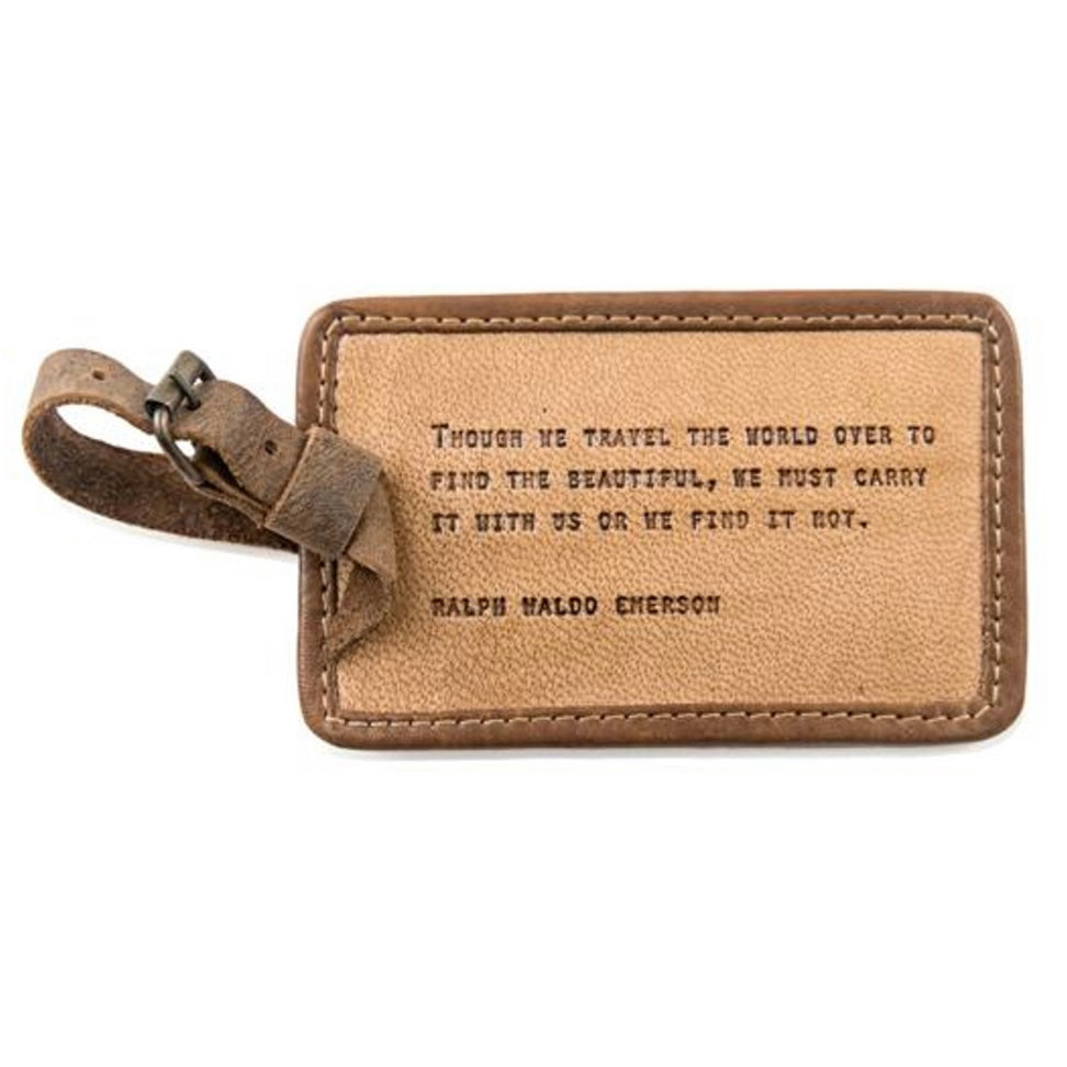 Leather Luggage Tag