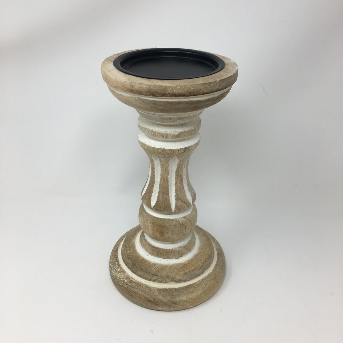 Carved Candle Holder
