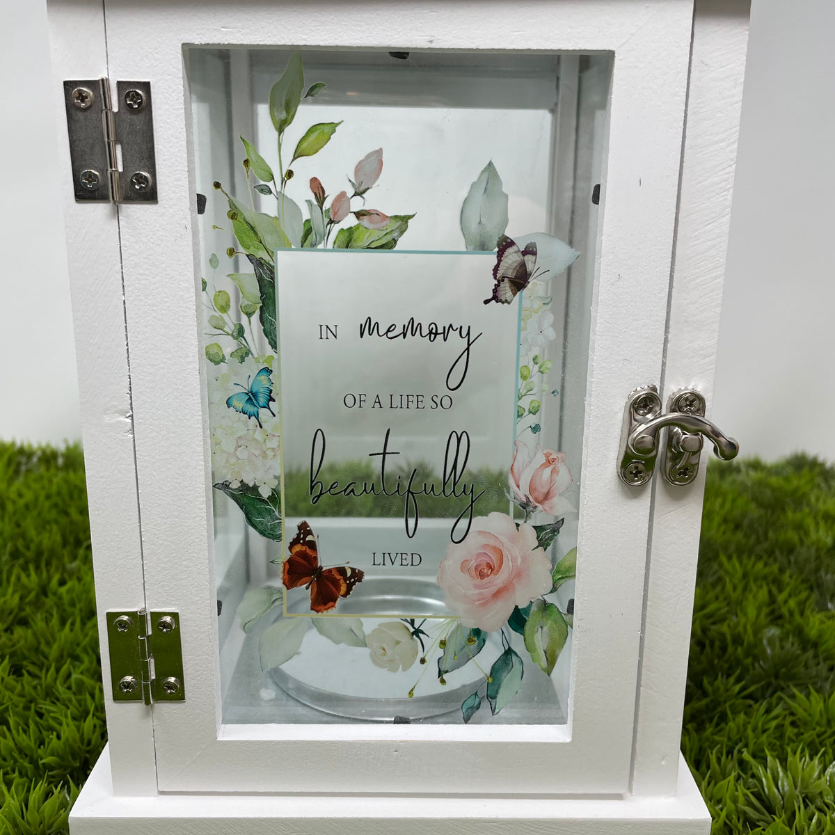 White Wood Butterfly/Memory Terrarium