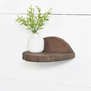 Single Floating Wood Shelf