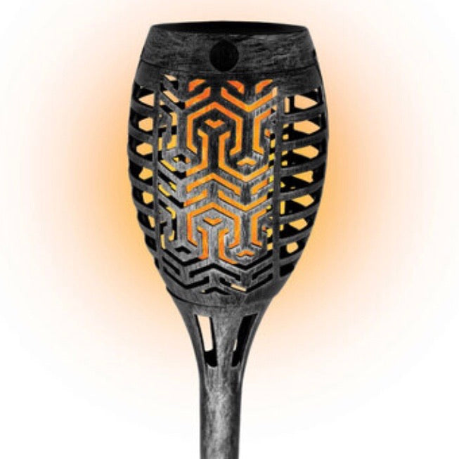 Solar Flicker Flame Pathway Light