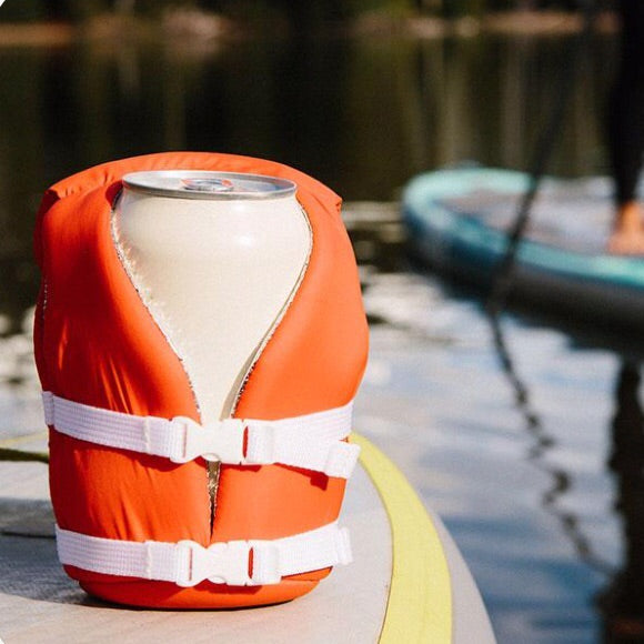 Puffin Beverage Life Vest Can Koozie