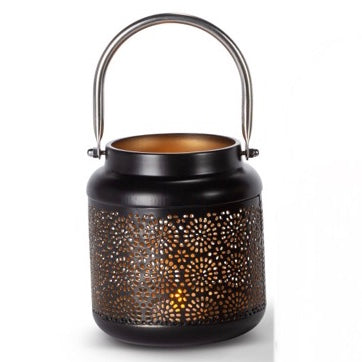5.12&quot;H Metal Lantern