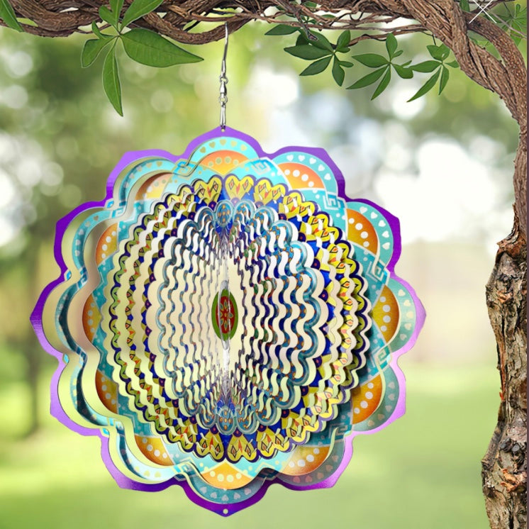 Boho Hanging Kinetic Wind Spinner