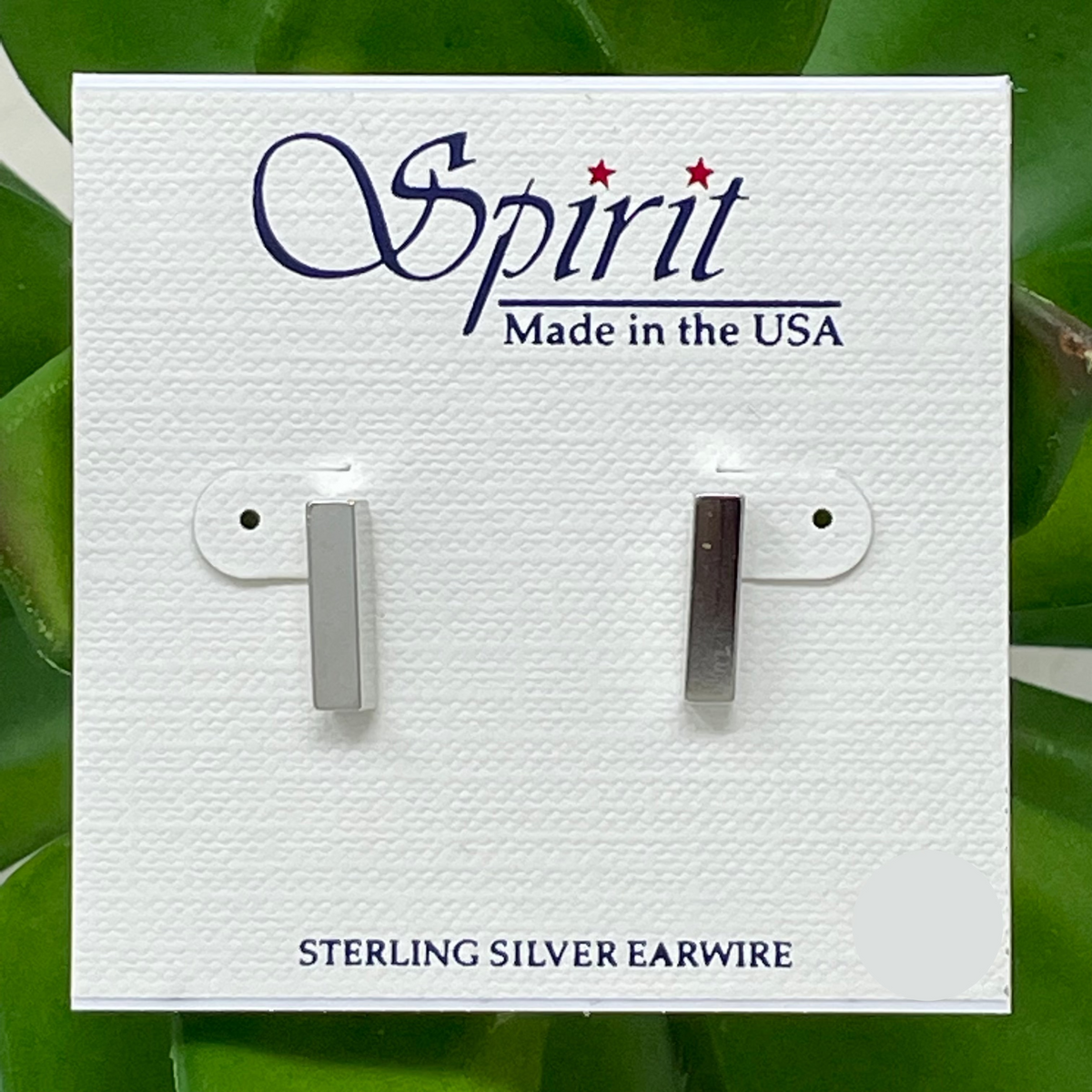 Sleek Modern Bar Earrings Spirit