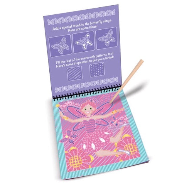 On The Go Scratch Art Color-Reveal Pad