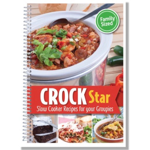 front cover of the spiral bound Crock Star Cookbook