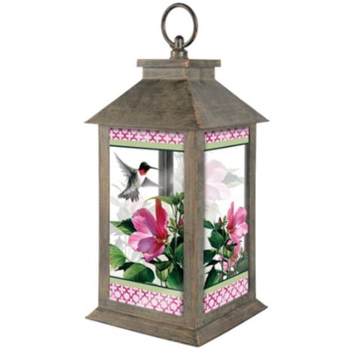 Hibiscus Hummingbird Lantern