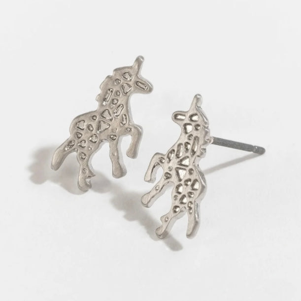 Unicorn Stud Bud Earrings