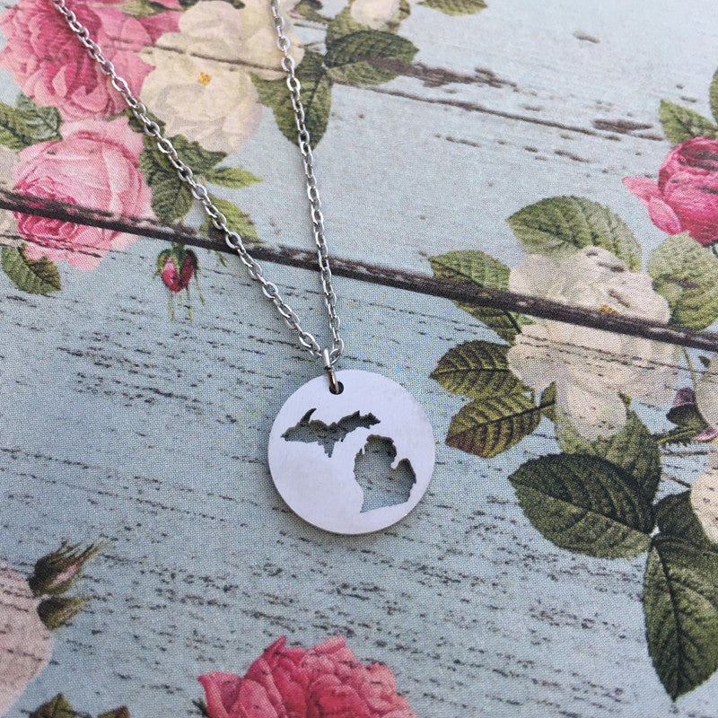 Michigan Cutout Necklace