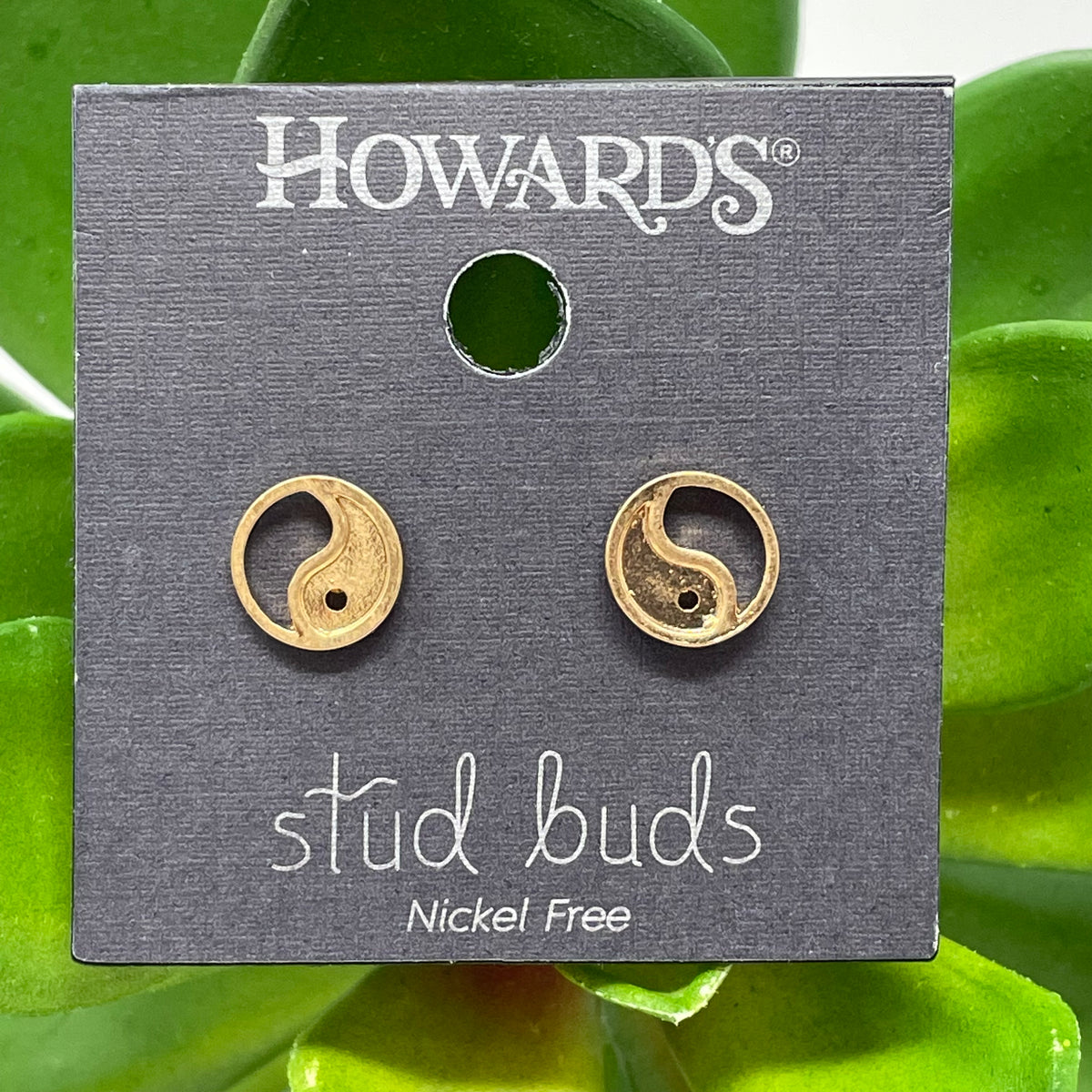 Yin Yang Stud Buds Earrings