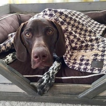 Fleece 30x40 Houndstooth Blanket