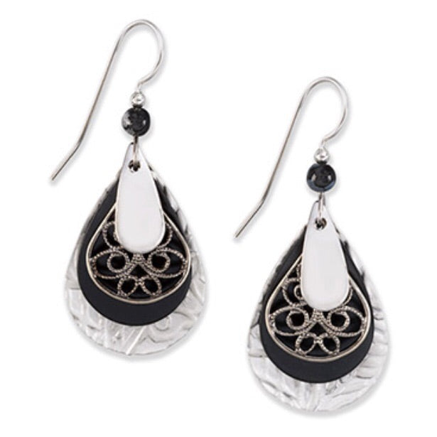 Lg Tears w/ Filigree Earrings