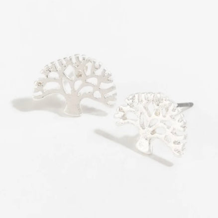 Tree Stud Bud Earrings