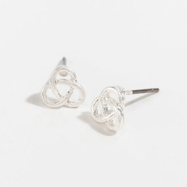 Trinity Stud Bud Earrings