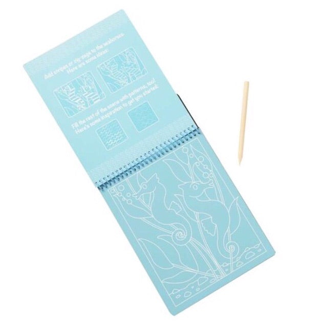 On The Go Scratch Art Color-Reveal Pad