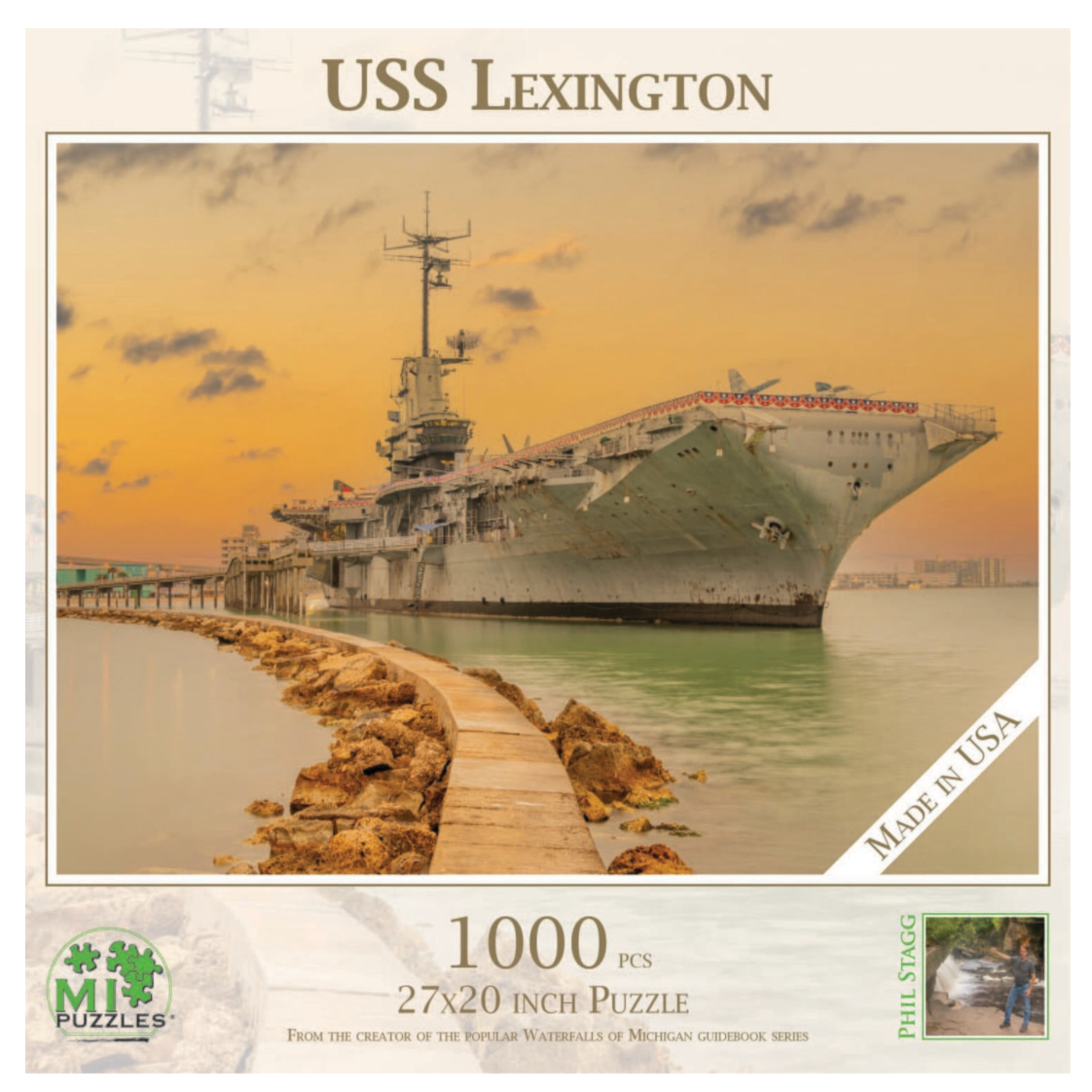 USS Lexington 1000 pc Jigsaw Puzzle