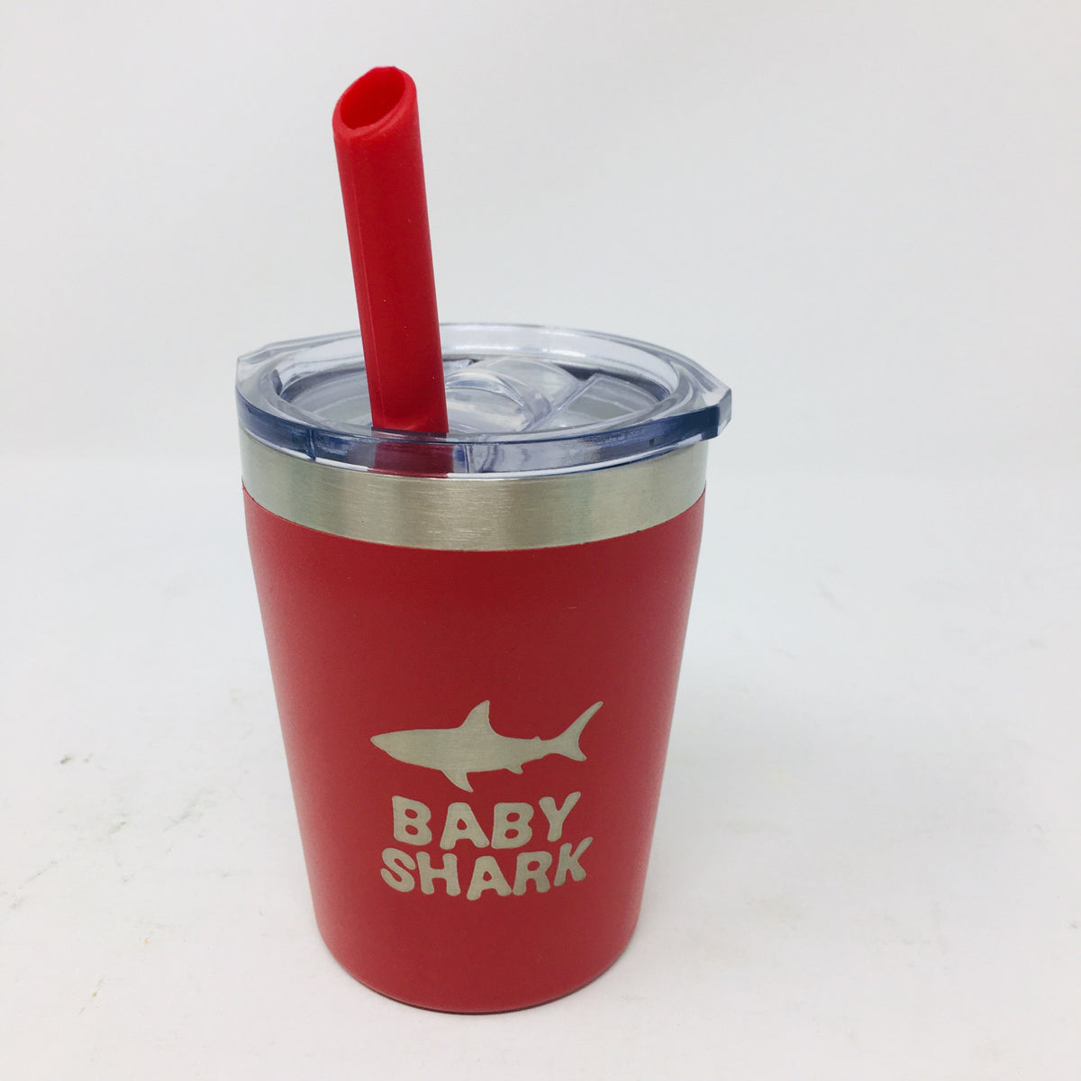 9 oz Child Stainless Tumbler w/ Straw