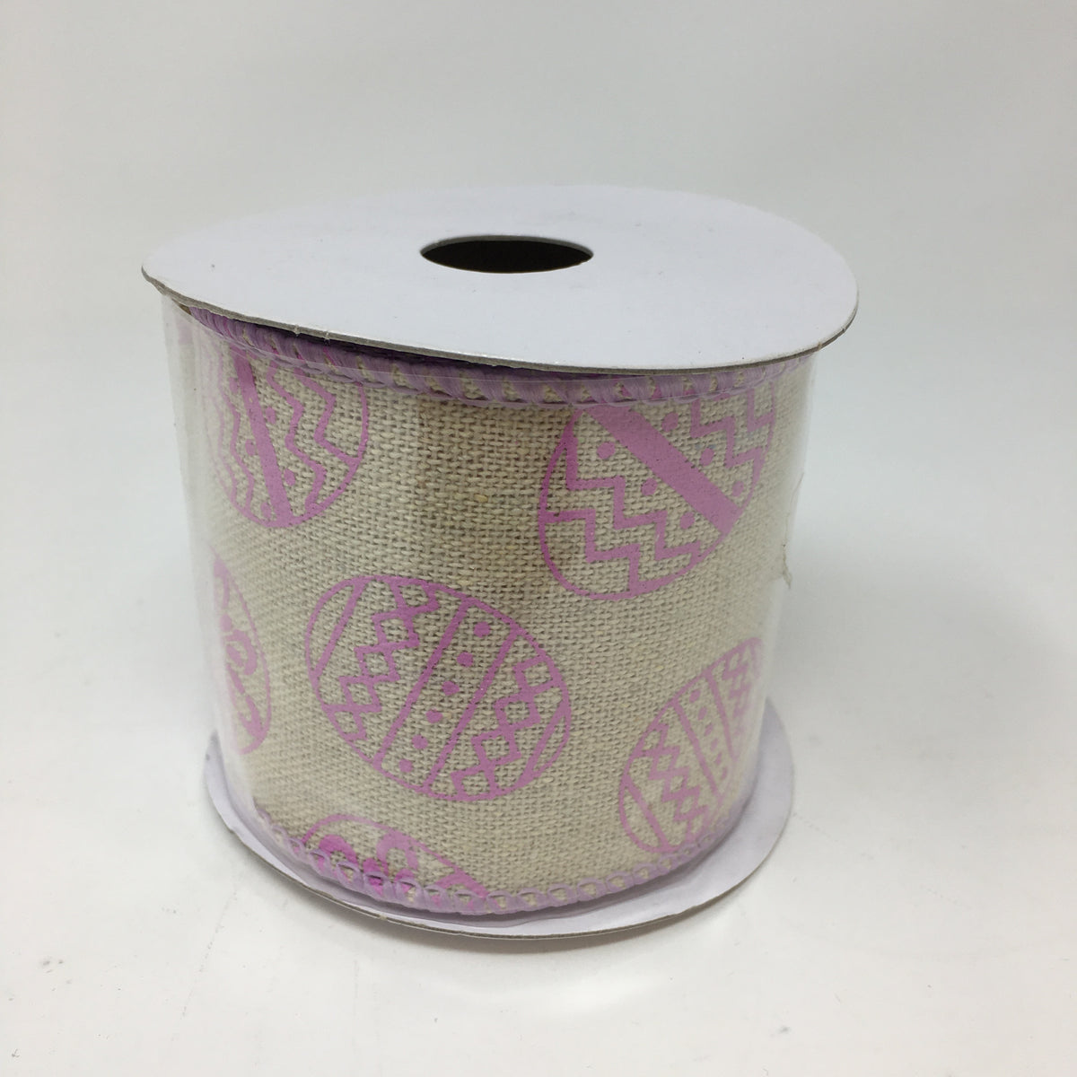 Easter Eggs on Linen Ribbon Roll