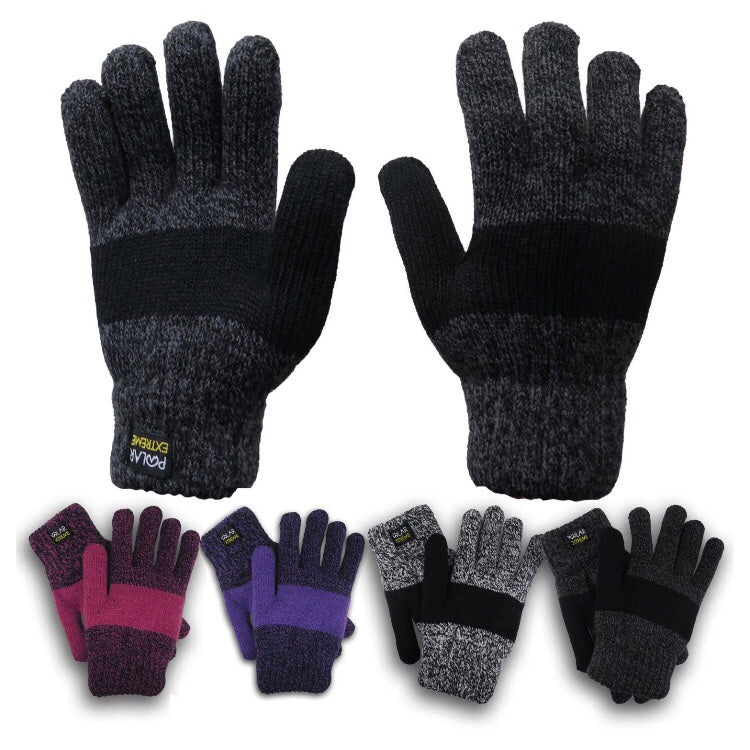 Polar Extreme Thermal Women&#39;s Marl Knit Gloves