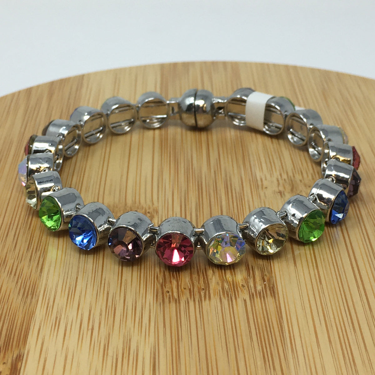 Magnetic Closure Rhinestone Bracelet