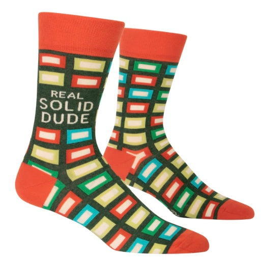 Real Solid Dude Men&#39;s Socks