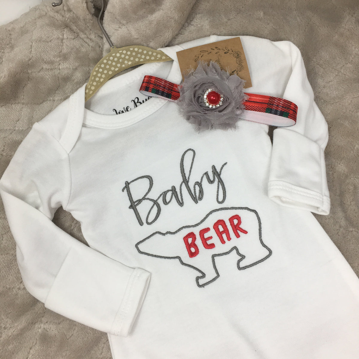 Girls Love Bug Infant Gown