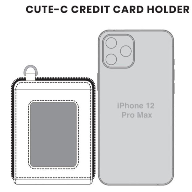 Cute-C Credit Card Holder/Wallet Wristlet Chala