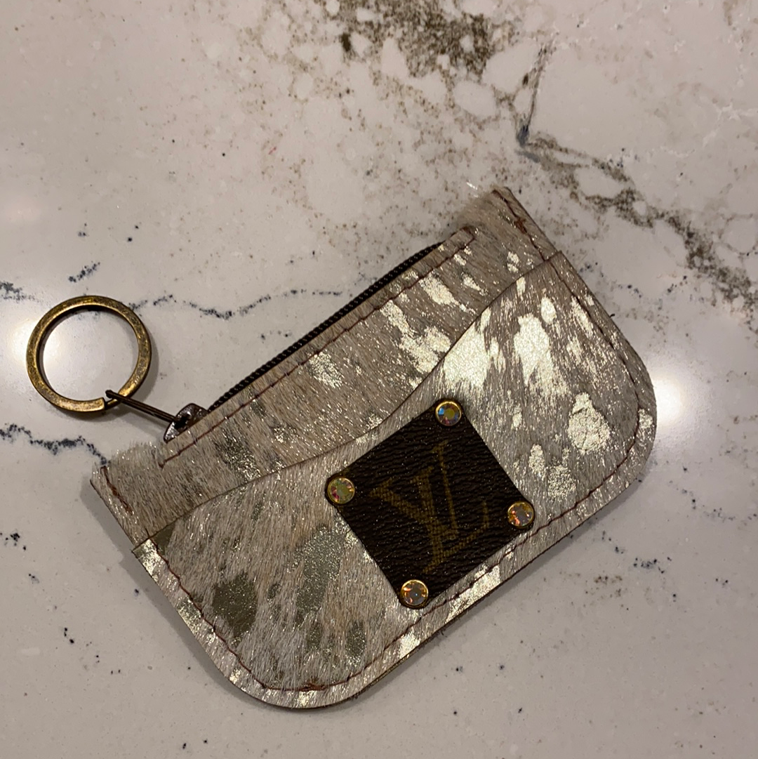 Authentic Louis Vuitton Keychain Wallet, LV keychain pouch