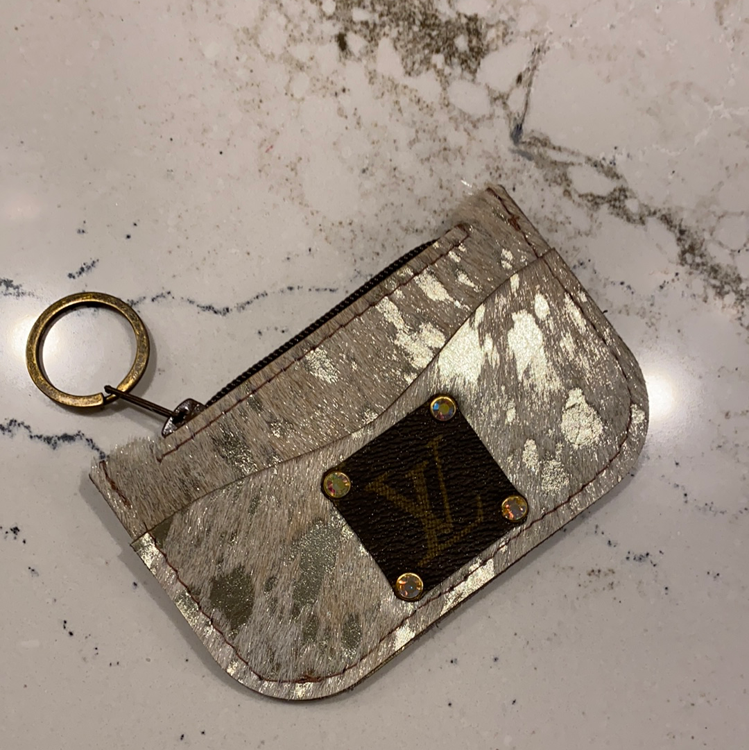 LV Gypsy Keychain Card Wallet