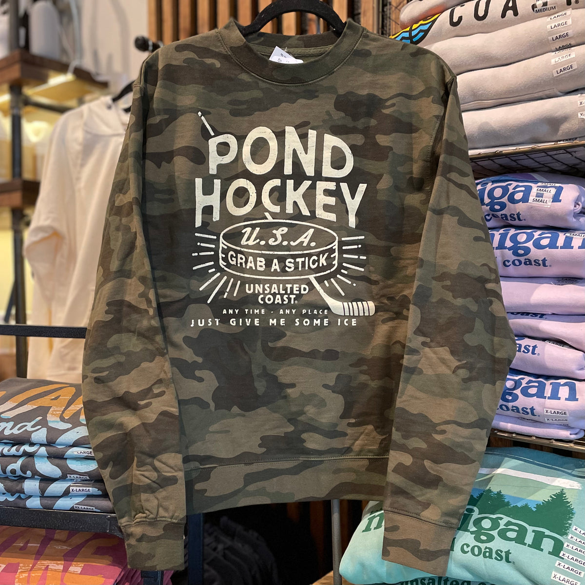 UC Camo Pond Hockey Crewneck Sweatshirt
