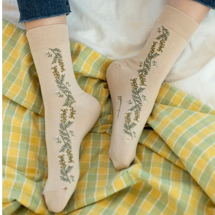 Women&#39;s Vintage Flower Socks