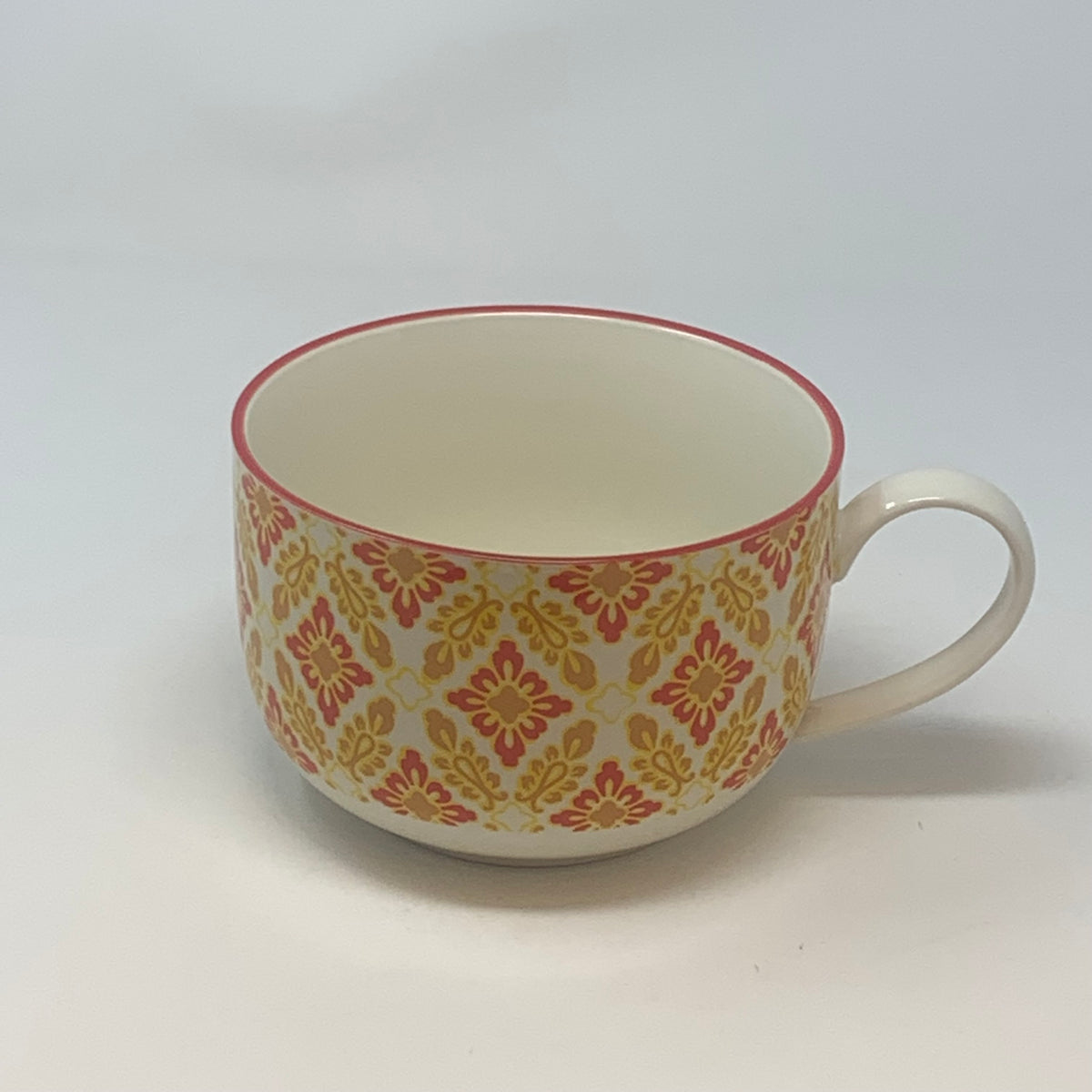 Damask Floral Jumbo Cup